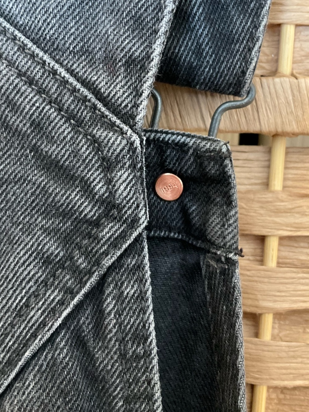 Old Navy Black Denim Shortalls - Picture 8 of 10